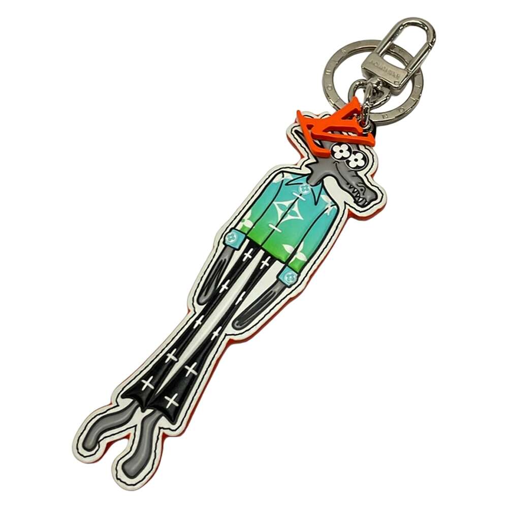 Louis Vuitton Portocle LV Wolf LV Friend Bag Charm MP2915 Gray Multi
